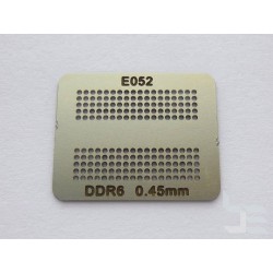 Stencil chip size GDDR6 for reballing BGA IC chips