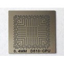 Шаблон (stencil, стенсил) Intel D510 за ребол (reball) на BGA чипове﻿