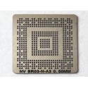 Шаблон (stencil, стенсил) nVidia BR03-N-A3 за ребол (reball) на BGA чипове﻿