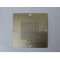 Stencil, chip size, universal 90x90 0.76mm P1.27 46x46 for BGA reballing