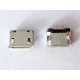 Micro-B USB Female 5P jack (букса) за платка, MIC-7, type 17