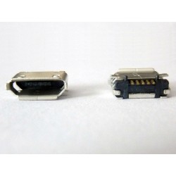 Micro-B USB Female 5P jack (букса) за платка, MIC-9, type 18