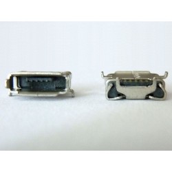 Micro-B USB Female 5P jack (букса) за платка, MIC-31, type 21