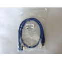 Cable USB 3.0, A male to 90 degrees Micro B male, 0.6 meter, new