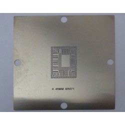 Шаблон (stencil, стенсил) 90x90мм Intel SR071 за ребол (reball) на BGA чипове﻿