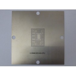 Шаблон (stencil, стенсил) 90x90мм Intel SR04S за ребол (reball) на BGA чипове﻿