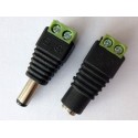 Pair male and female DC Jacks 5.5x2.1mm