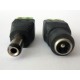 Pair male and female DC Jacks 5.5x2.1mm