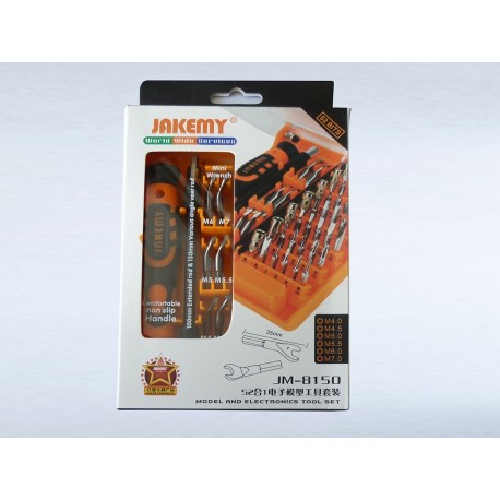 Jakemy JM-8150 multi bit screwdriver kit, 52 pcs