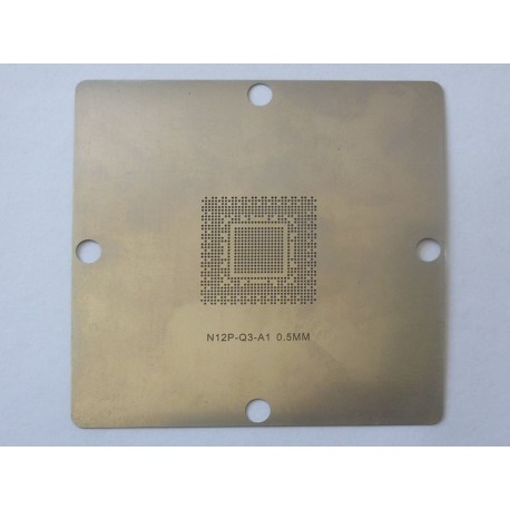 Stencil 90x90mm NVIDIA N12P-Q3-A1 for reballing BGA chips