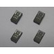 Комплект SMD танталови кондензатори 2R5TPE470M9, 470µF (470uF), 2.5V, POSCAP, 4 броя