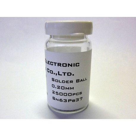 Калаени топчета (Soldering Balls) Sn63/Pb37, 0.20mm, 25 000 броя