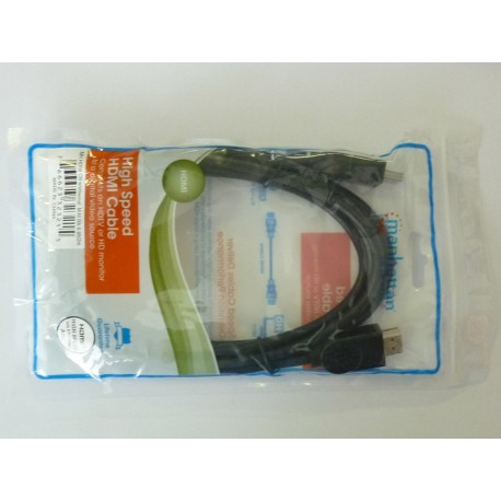 HDMI cable Manhattan, 1080p, male-male, 2m