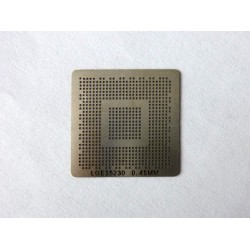 Шаблон (stencil, стенсил) chip size LGE35230 за ребол (reball) на BGA чипове