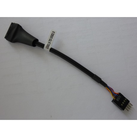 Cable adapter USB 3.0(F) to USB 2.0(M) internal connector