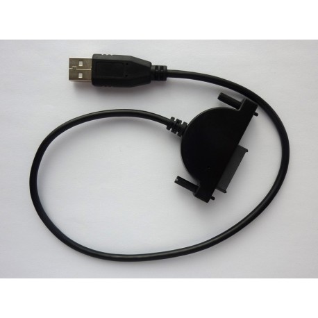 Adapter USB to Slimline SATA for optical drive from laptop