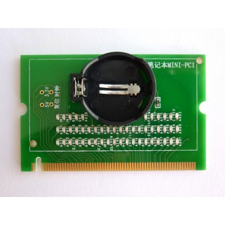 Tester for laptop Mini-PCI slot