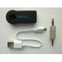 Bluetooth audio receiver with microphone and rechargeable battery