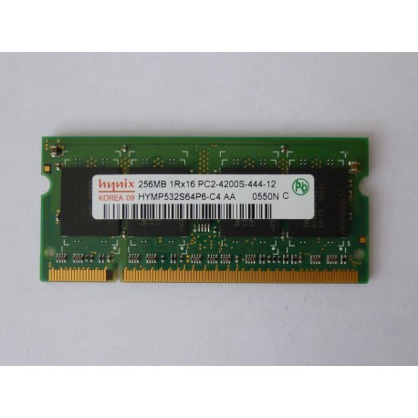 RAM memory Hynix 256MB DDR2 533MHz 1.8V SO-DIMM, used