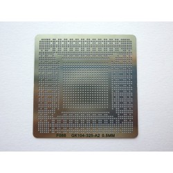 Шаблон (stencil, стенсил) chip size GK104-325-A2 за ребол (reball) на BGA чипове﻿