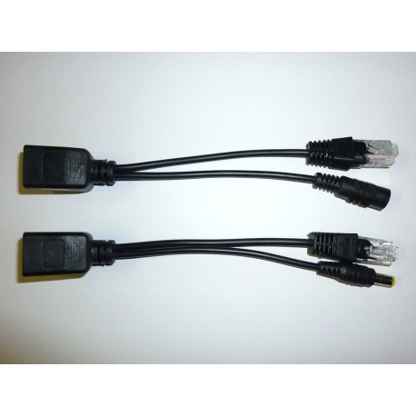 Passive PoE injector - splitter kit