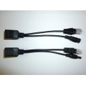 Passive PoE injector - splitter kit