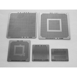 Stencils chip size for reballing XBOX 360 IC chips, 5 pcs