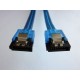 Interface cable SATA III 6Gbps, 50cm, shielded, with clip