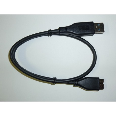 Кабел за данни USB 3.0 Micro-B към Type-A, 50см