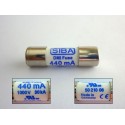 DMI предпазител SIBA 5021006, 440mA 1000V 30kA, 10x35мм