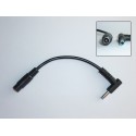 DC power cable adapter 5.5x2.1mm to 4.5x3.0x0.7mm for HP