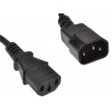 AC power cable extender C14 to C13, 1.8m (3x0.75)