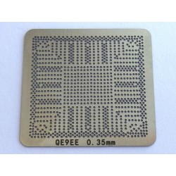 Шаблон (stencil, стенсил) chip size QF9EES 0.35mm за ребол (reball) на BGA чипове