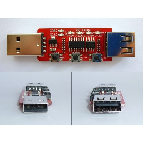 QC2.0 and QC3.0 trigger for testing power banks and chargers