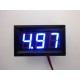 DC digital voltmeter, 30V, with LED display and separate power supply