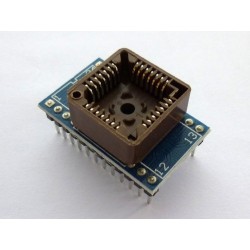 Adapter PLCC28 to DIP24 for programmer