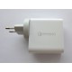 USB power adapter SDC-48W, 5V 2.4A, QC3.0, PD, 3 ports