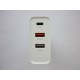 USB power adapter SDC-48W, 5V 2.4A, QC3.0, PD, 3 ports