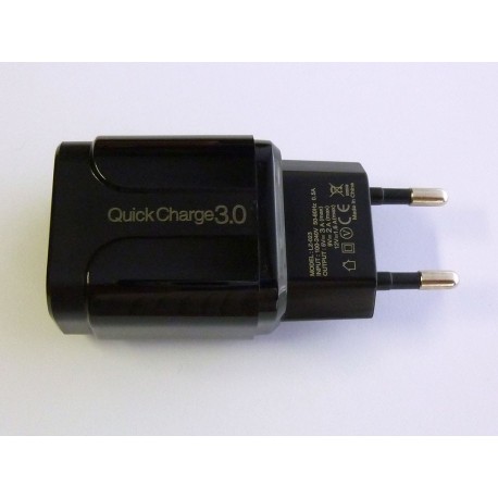 USB power adapter Quick Charge 3.0, 5V 3A, QC3.0