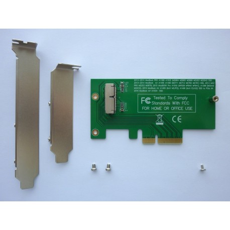 Adapter Apple 12+16 pins SSD to PCI-E x4 connector