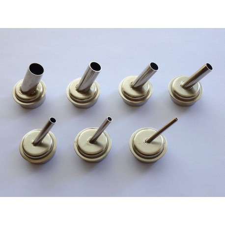 7 hot air nozzles, curved, for Quick 861DW station