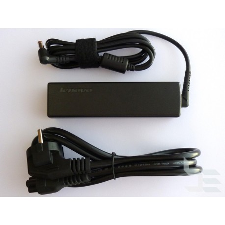 Original power adapter for Lenovo, 65W, 5.5x2.5mm angled connector