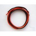 Set of cables for test probes, 2 sq.mm, stranded, silicone, 1m