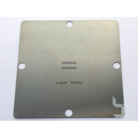 Stencil 90x90mm DDR2-3 for reballing BGA IC chips