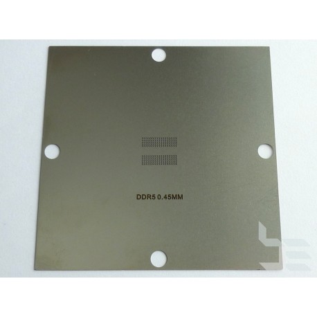 Stencil 90x90mm DDR5 for reballing BGA IC chips