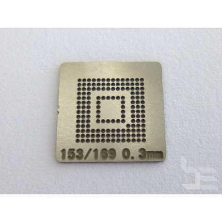 Шаблон chip size BGA153 / BGA169 за ребол на BGA чипове