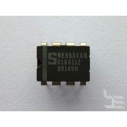 Чип Signetics NE5534AN (DIP8), single operational amplifier, нов