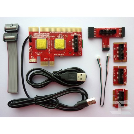 Universal tester KQCPET6 V8 for diagnostics of motherboards