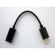 Video cable adapter DisplayPort to HDMI Type A (M-F), 15cm