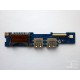 PCB board BA92-10598A with power button, USB connectors and card reader for Samsung, used